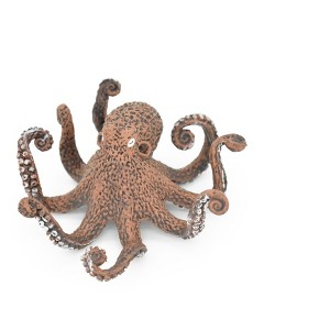 Collectible Wildlife Gifts | Octopus Toy, Octopodes, Octopoda, Ocean, Deep Sea, Museum Quality Rubber Model, Animal, Hand Painted,  4"   CH115 BB94 - 1 of 4