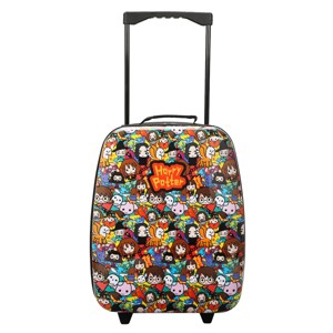 Harry Potter Chibi Wizards & Creatures Kids Foldable 2 Wheel Hard Shell Luggage - 1 of 4