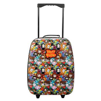 Harry Potter Chibi Wizards & Creatures Kids Foldable 2 Wheel Hard Shell Luggage