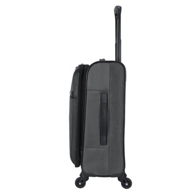 Skyline Softside Medium Checked Spinner Suitcase - Gray Heather_0