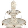Formentera 45" High Large Italian Outdoor Decor Ceramic Floor Fountain with Light LED 3-Tier Outside Garden Patio Yard Backyard - 3 of 4