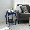 Costway Set of 2 NightStands Side Table End Table Accent Table w/ Shelf Indigo - 2 of 4