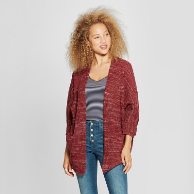 burgundy cardigan target