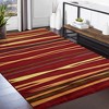 Modern Abstract Area Rug Colorful Throw Carpet Contemporary Area Rugs - 3 of 4