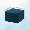 Unique Bargains Elastic Living Room Bedroom Square Foot Stool Cover - 2 of 4