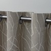 EXCLUSIVE HOME Forest Hill Woven Room Darkening Blackout Grommet Top Curtain Panel Pair - 2 of 3