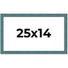 PosterPalooza | Simple Blue Picture Frame - UV Acrylic, Backing Board, Hanging Hardware Included - 2 of 4