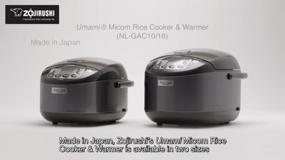 Zojirushi 5.5 Cup Micom Rice Cooker And Warmer - Stainless - Ns-tsc10a :  Target