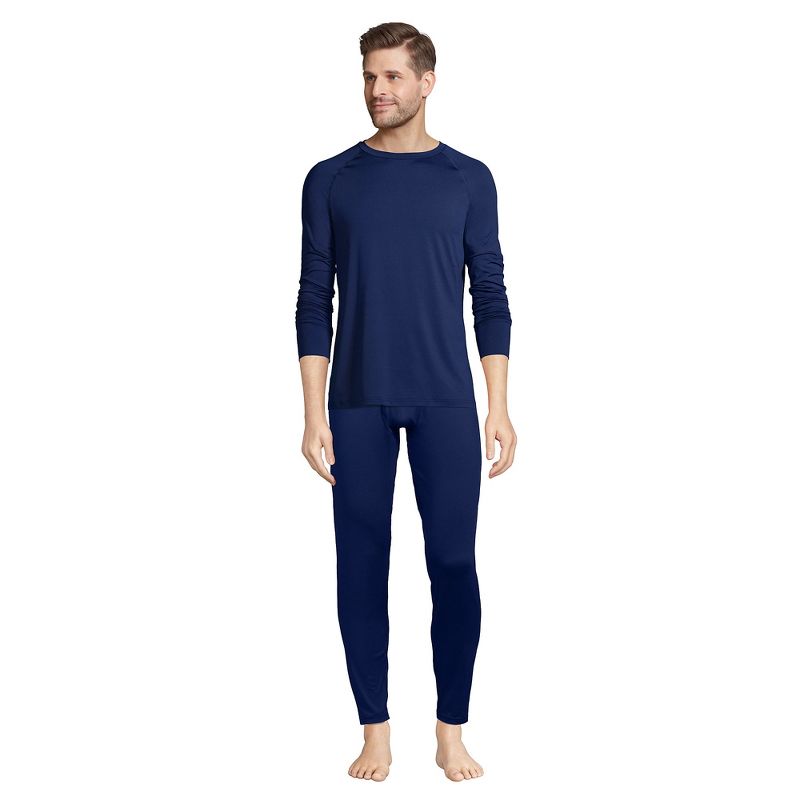 Lands' End Men's Stretch Thermaskin Long Underwear Crew Base Layer, 4 of 5