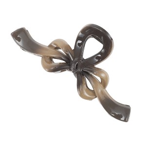 Unique Bargains Women's Fashion Gradient Color Bow Hair Clips 5.12"x2.36"x2.17" 1 Pc - 1 of 3