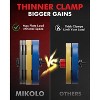 Magnetic Barbell Clamps, 2 Inch Olympic Barbell Clips with Anti Slip TPR Lining and Quick Release for Home and Gym Use - 3 of 4