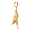 Black Bow Jewelry 14k Yellow Gold Large Marlin Pendant - 2 of 4