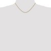 Black Bow Jewelry 1.5mm 10k Yellow Gold Solid Box Chain Necklace - 2 of 4