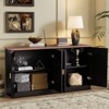 Bella Depot Modern 59" Sideboard, Accent Cabint Credenza TV Stand with Adjustable Shelves - 3 of 4