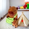 Coco the Capybara and Her Baby Plushie Set, Adorable 12" Stuffed Animal Toy Gift for Children| OrnamentallyYou - 4 of 4