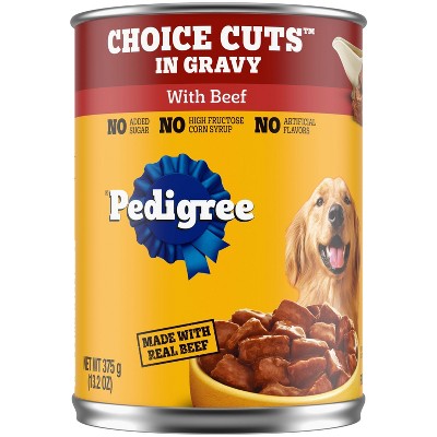 Pedigree Beef Flavor Choice Cuts in Gravy Wet Dog Food - 13.2oz