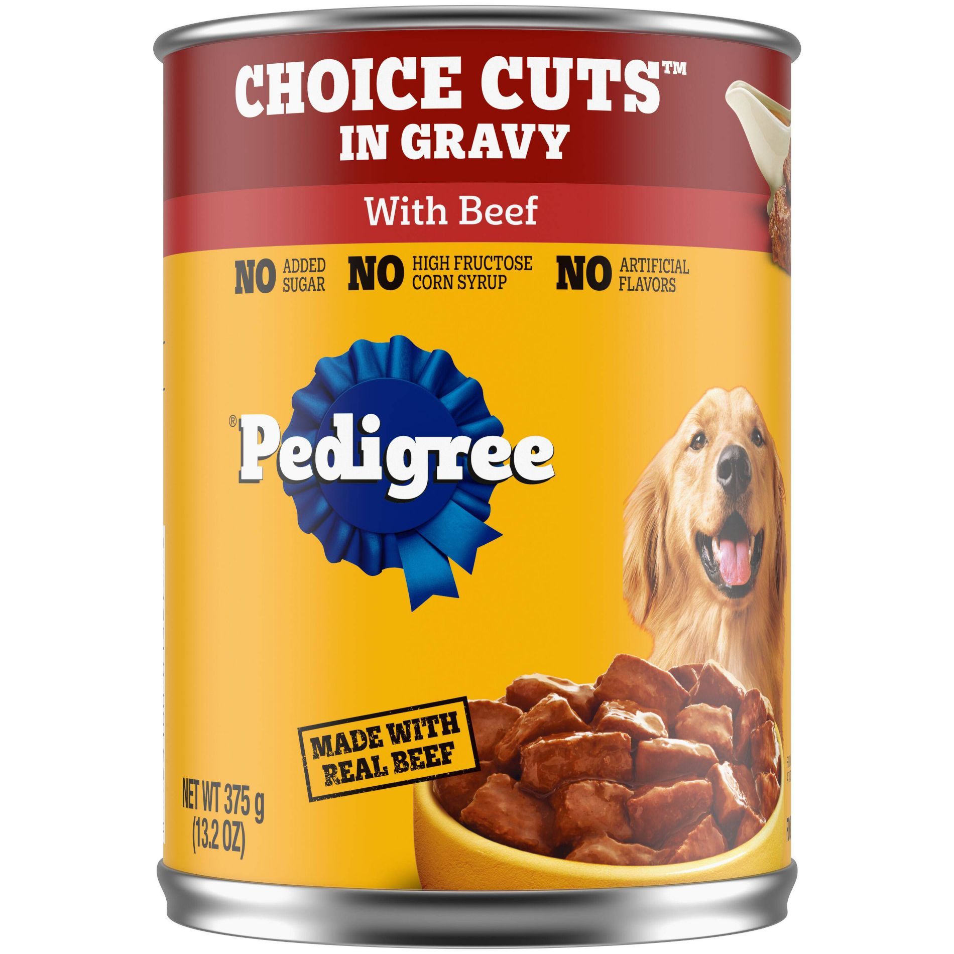 Pedigree Beef Flavor Choice Cuts in Gravy Wet Dog Food - 13.2oz