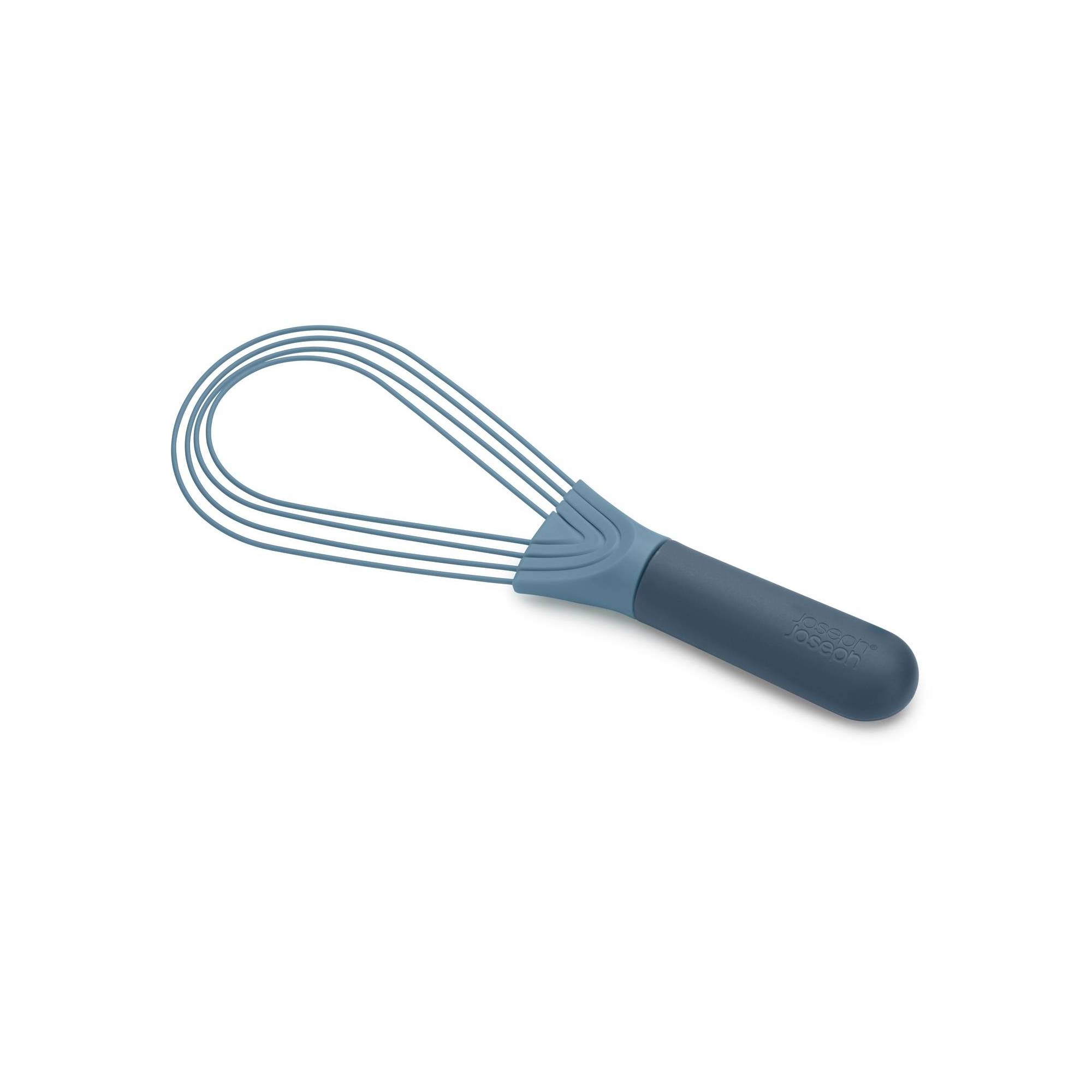 Joseph Joseph Twist Whisk Sky Blue: Silicone Collapsible Kitchen Tool, Dishwasher-Safe, 11.02" Length