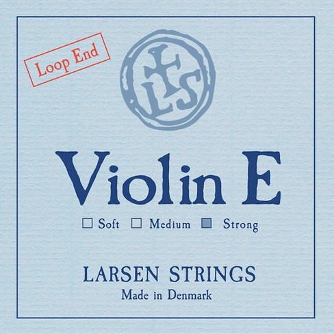 Larsen Strings Original Violin E String 4/4 Size Carbon Steel, Heavy ...