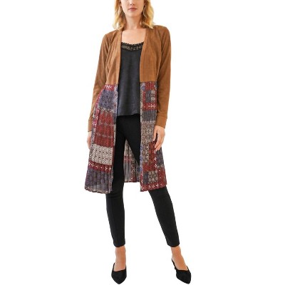 Women's Martin Pleated Long Cardigan - mystree