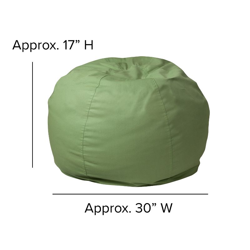 Emma and Oliver Small Bean Bag Chair for Kids and Teens, 6 of 10