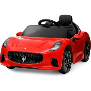 12V Licensed Maserati GranCabrio Ride-On Car for Kids, Battery-Powered Electric Vehicle with Remote Control, Spring Suspension, LED Lights - 1 of 4