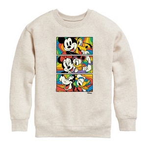 Boys' - Disney - Mickey & Friends Graphic Long Sleeve Fleece Sweatshirt - 1 of 4