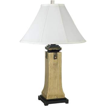 Pacific Coast Lighting Tarnished Silver Western Rustic Table Lamp