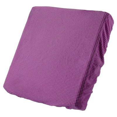 Unique Bargains Polyester Elastic Bottom Non-Slip Sofa Couch Cushion Cover 20"x20" Purple