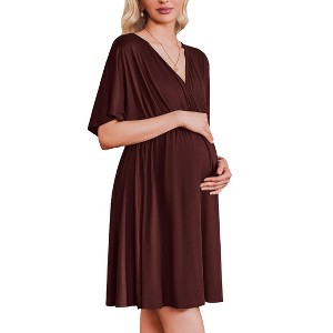 green emerald velvet dress Hatch Women's The Maternity Body Midi Tank Dress - Black main image 1