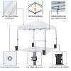 Yaheetech Pop-up Canopy Tent 12'X12' for Home Backyard Parties - 4 of 4