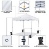 Yaheetech Pop-up Canopy Tent 12'X12' for Home Backyard Parties - image 4 of 4