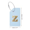 Unique Bargains Luggage Tag Light Blue 1 Pc - 2 of 4