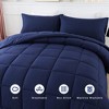 BAGOKIE 2/3 Pieces Bedding Set Down Alternative Comforter with Pillowcase - 2 of 4