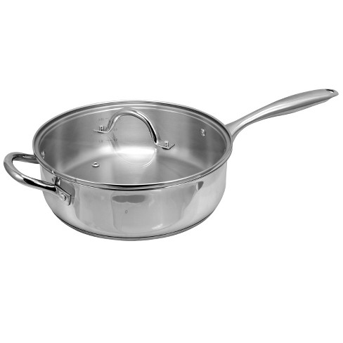 Oster Claybon 3.8 Quart Nonstick Saute Pan With Lid In Speckled