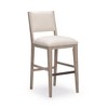 Plank+Beam 30" Counter Bar Stool, Solid Wood Modern Kitchen Stools with Cushion - 2 of 4
