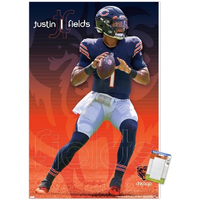 Justin Fields on Behance  Justin fields, Chicago bears pictures