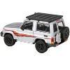 2014 Toyota Land Cruiser LC 71 Silver Metallic with Graphics 1/64 Diecast Model Car by Paragon Models - 2 of 4