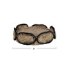 Storied Home Boho 2-Tone Woven Seagrass Coasters with Basket Holder, Natural and Black, Set of 4 Coasters - 2 of 4