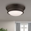Livex Lighting Astor 3 - Light Flush Mount in  Bronze - 2 of 4