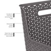 Y-Weave Narrow Easy Access Decorative Storage Basket - 4 of 4