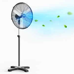 ROVSUN 24'' Industrial Heavy Duty Standing Fan, 7600CFM High Velocity Pedestal Fan for Shop, Workshop, Garage - 1 of 4