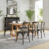 Flash Furniture HERCULES Series Stackable Wood Cross Back Chair - image 2 of 4