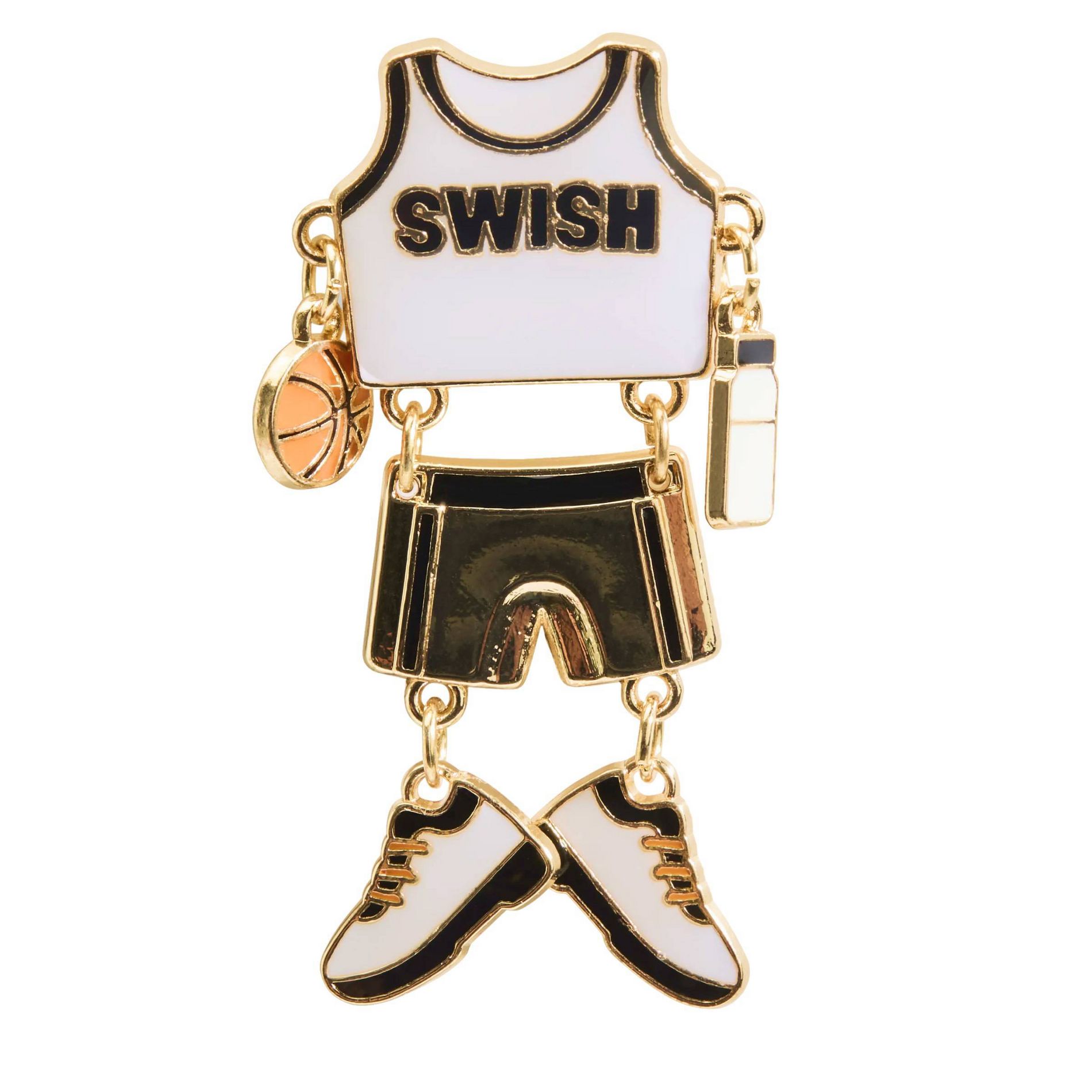FAO Schwarz Enamel Pins Basketball