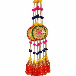 Shalin India Hanging Decoration Set of 5, 13-Inch Decorative Pieces for Home and Festive Décor - 1 of 2