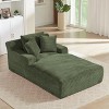 Dolonm 78.7" Oversized Corduroy Recliner, Modern Upholstered Sofa, Compressed Boneless Sofa bed,No Installation,for Living Room Bedroom - 4 of 4