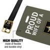 U.S. Army Proud Wife Of A Soldier Luggage ID Tags Set of 2 - 2 of 4