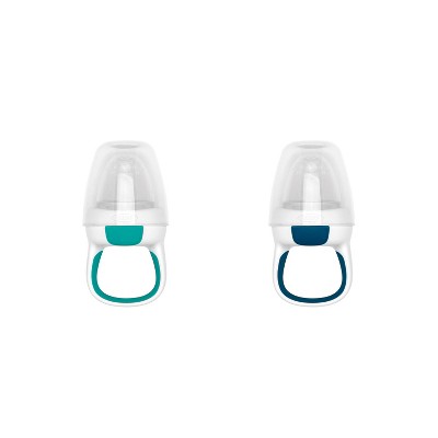 OXO Tot Silicone Self Feeder - 2pk - Navy/Teal