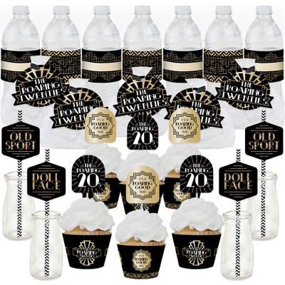 Big Dot Of Happiness Roaring 20's - Diy 1920s Art Deco Jazz Party Signs -  Snack Bar Decorations Kit - 50 Pieces : Target