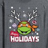 Men's - Teenage Mutant Ninja Turtles - Happy Holidays Long Sleeve Graphic T-Shirt - 2 of 4